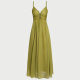Roheline Rikkalik – Elegantní maxi šaty