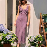 Lilla – Elegantní midi šaty
