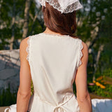 Aprikoosi – Elegantní krajková vesta